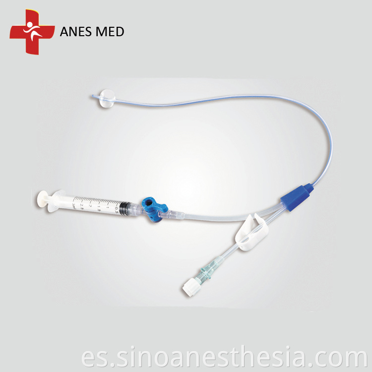 Catéter de silicona médica HSG Catéter de histerosalpingografía